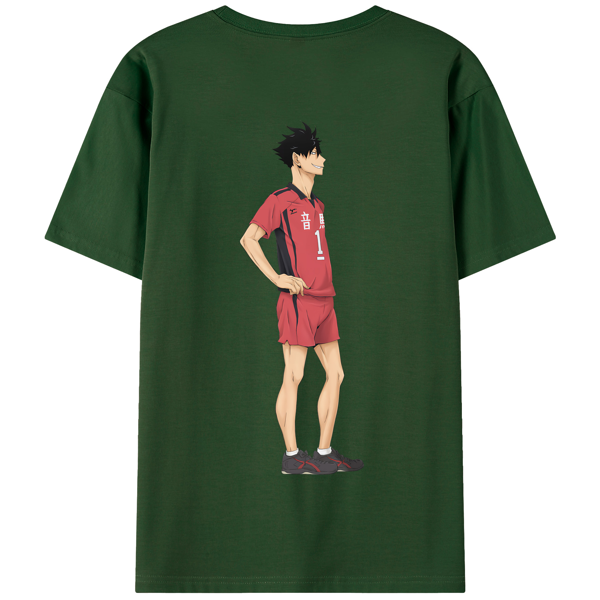 （画像用） ハイキュー!! Haikyu!! 綿100％半袖Tシャツ（背面プリント）
